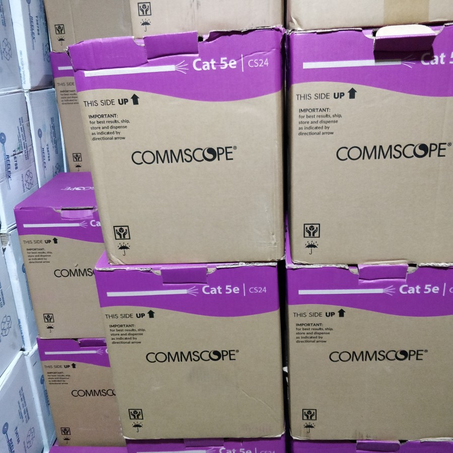 Kabel LAN Commscope FTP cat.5e 305 meter | cat5e kabel STP jaringan ethernet ada Foil nya