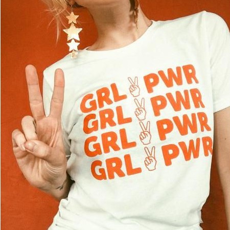 GRL PWR T-shirt | crbn_cloth | Cirebon Cloth