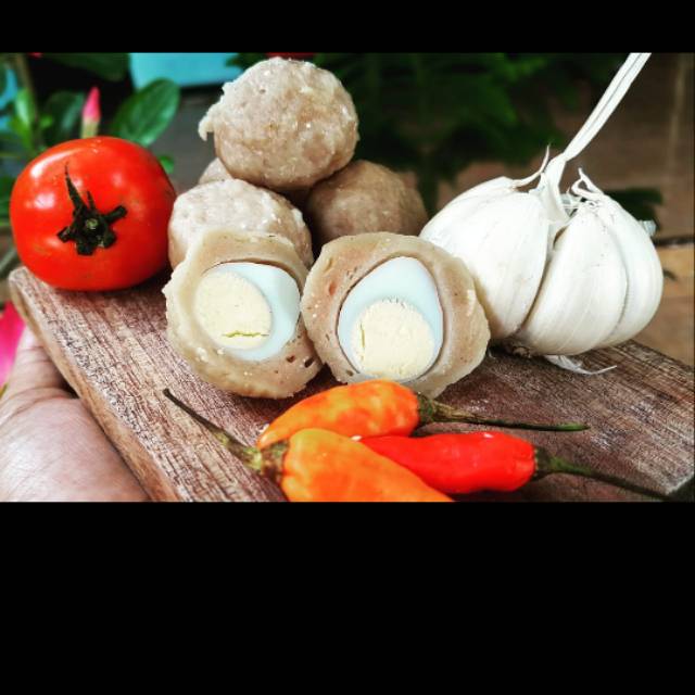 

Pentol/Bakso beku isi telur