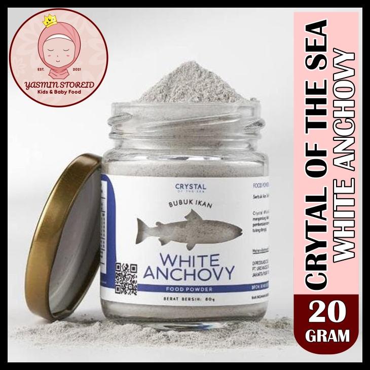 

[READY STOCK] CRYSTAL WHITE ANCHOVY (KALDU BUBUK IKAN TERI NASI) 20G