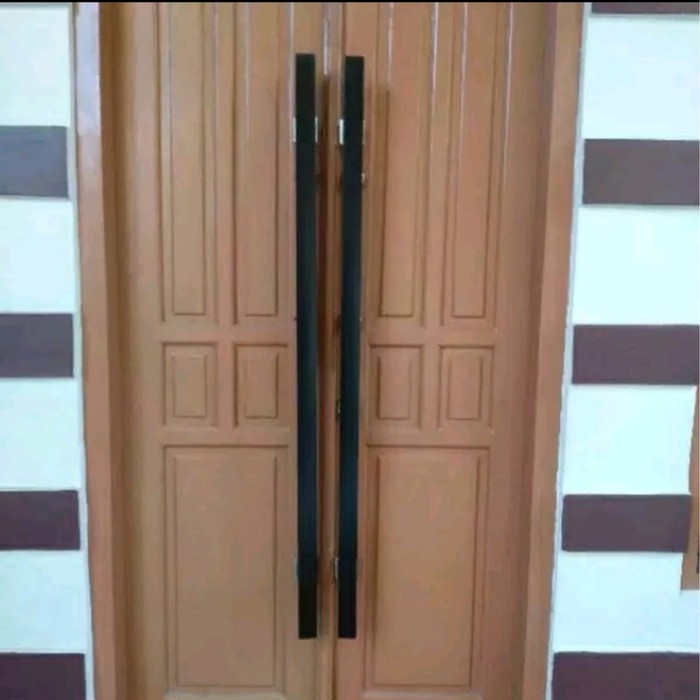 GAGANG TARIKAN PINTU RUMAH STENLIS / HANDLE PINTU PANJANG 120CM brass