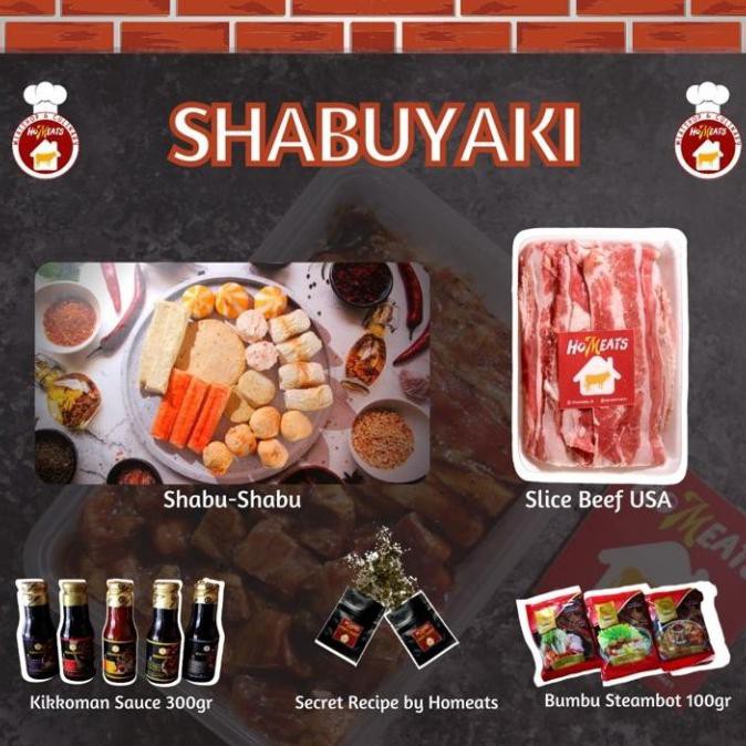 

Paket Shabuyaki 1 (Slice Beef 500Gr+Shabu-Shabu 500Gr+Bumbu Steamboat) - Tomyum O6Mk6747X0