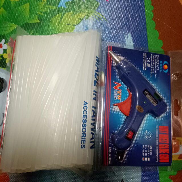 Glue Gun Lem Tembak 20w Ada Tombol On Off Kualitas Terbaik