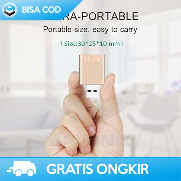 SOUNDCARD USB EXTERNAL 7.1 HIFI MAGIC VOICE 3D AUDIO &amp; MICROPHONE ORI