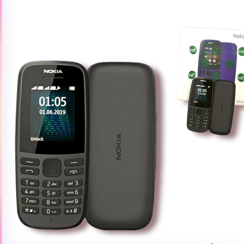 HANDPHONE NOKIA 105 (2019) VARIASI WARNA HITAM