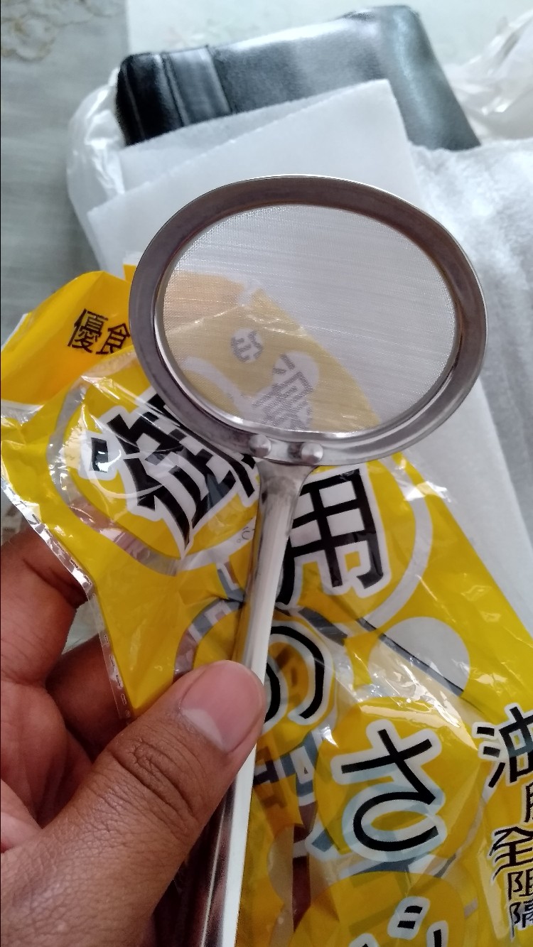 Sendok Sup Jepang Super Tebal Dengan Filter Mesh Percolator Minyak Lemak