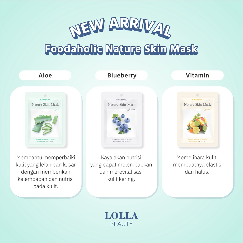 FOODAHOLIC - Nature Skin Mask