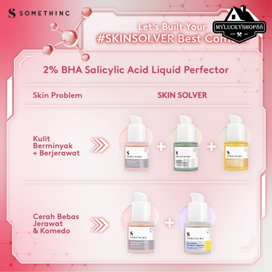 Somethinc 2% BHA Salicylic Acid Liquid Perfector Face Serum Wajah 20ml