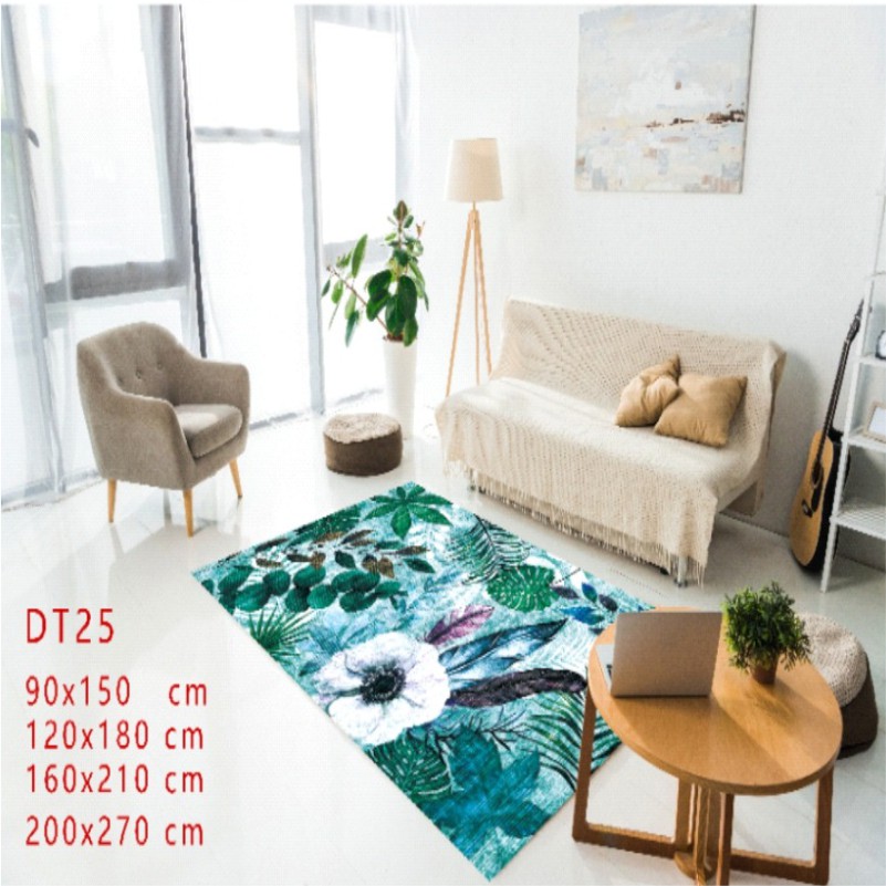 Karpet Lantai Bulu Permadani Ruang Tamuanti Slip Ukuran 160 Cm X 210