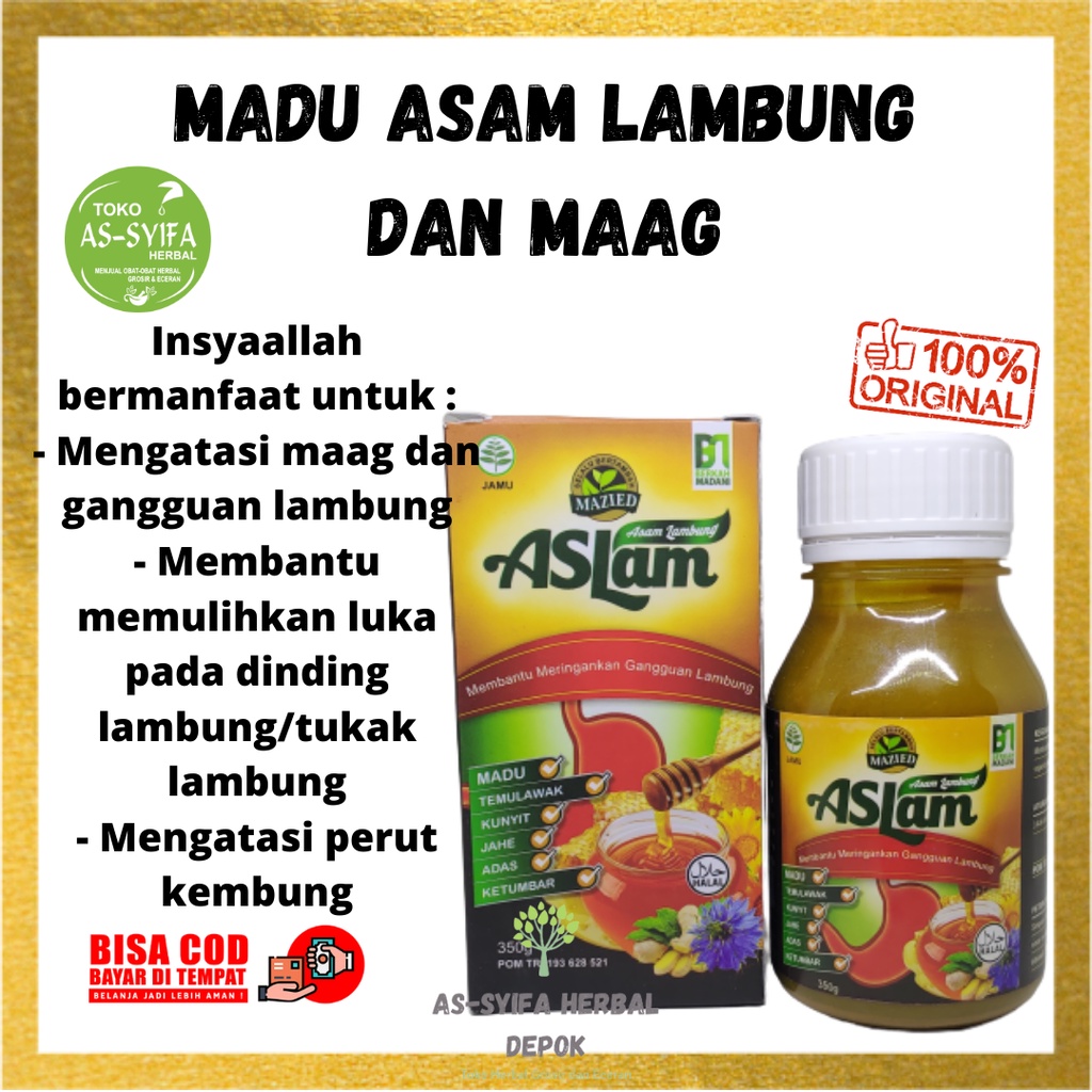 

Madu Aslam Asam Lambung Mazied | Madu Sehat Lambung | Madu Temulawak