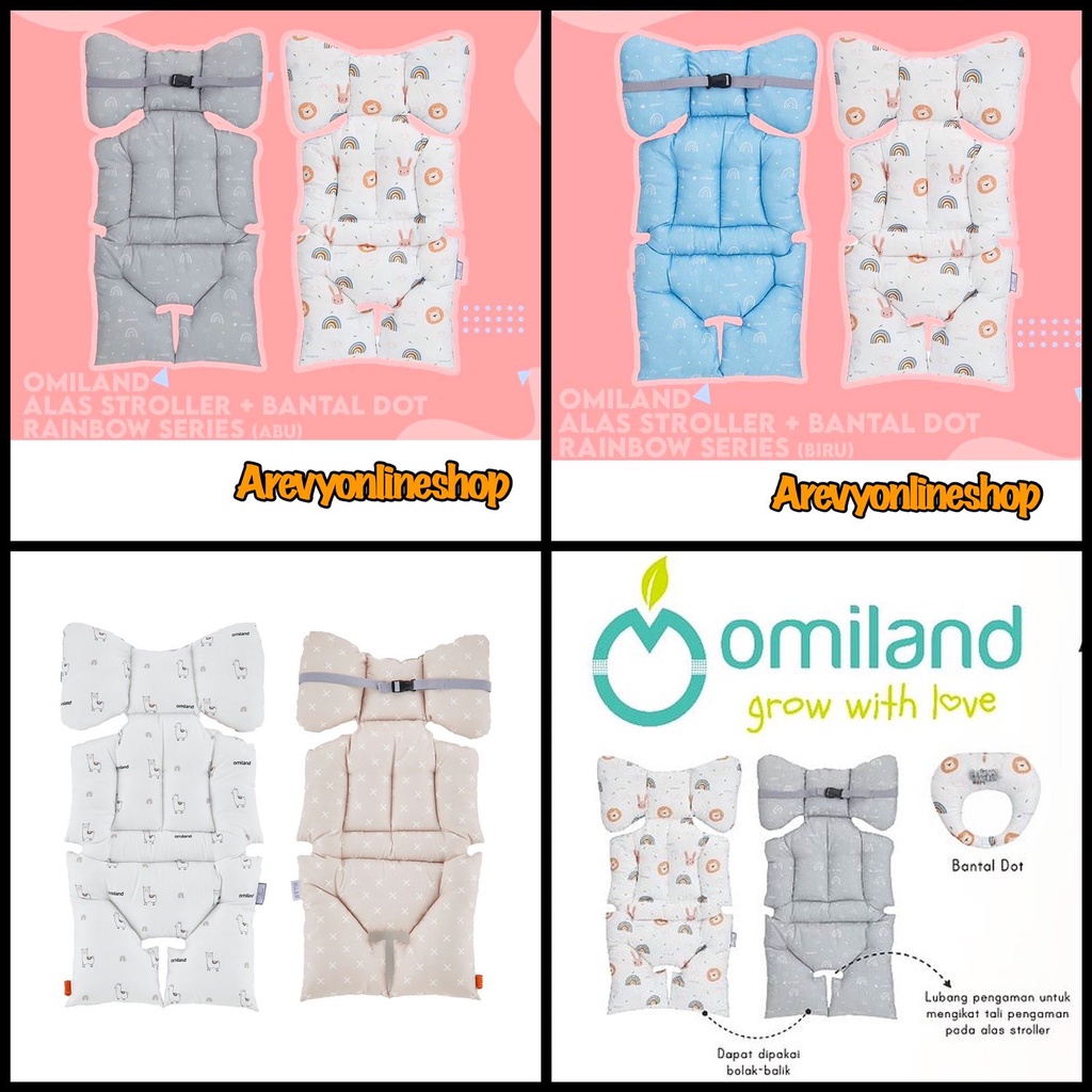 Alas Stroller Bayi 3in1 Series Panda Omiland Kado Kelahiran Arevyonlineshop