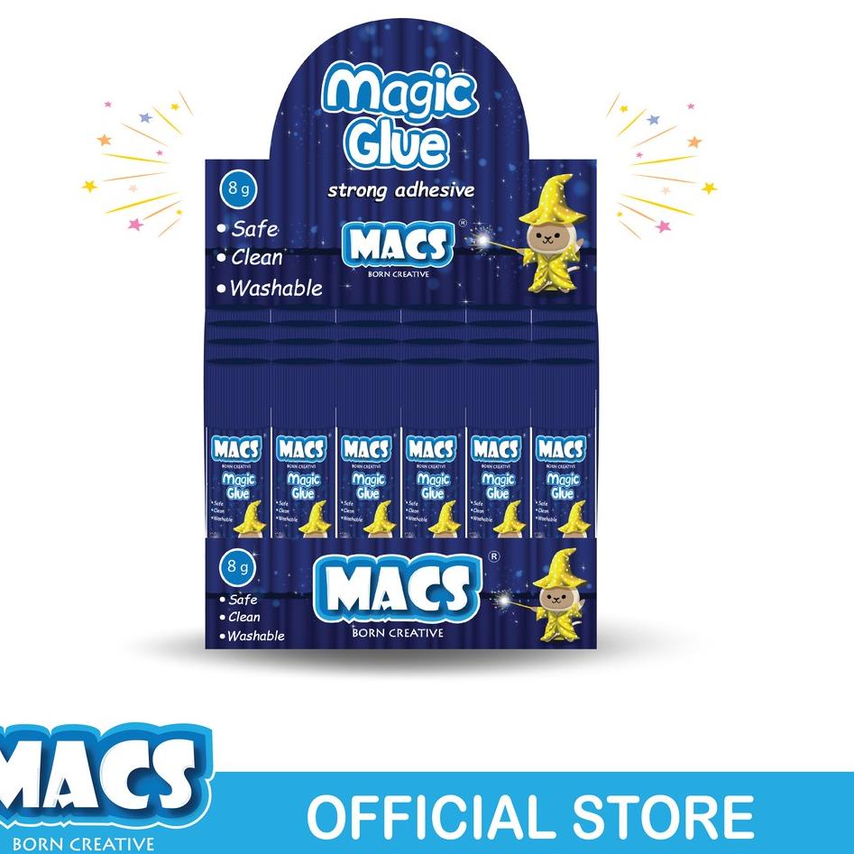 

Terjangkau - Macs Magic Glue - Lem Berwarna ✔