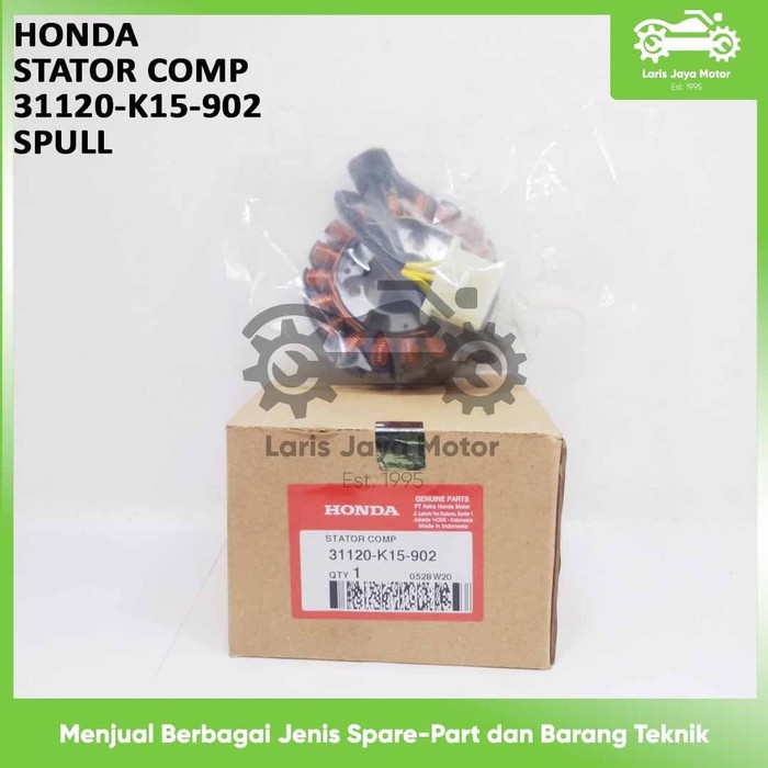 STATOR COM SPULL KOMPLIT CB 150 R LAMA 31120-K15-902 ORIGINAL ASLI HONDA AHM SPUL SEPUL SPULL KOMPLI