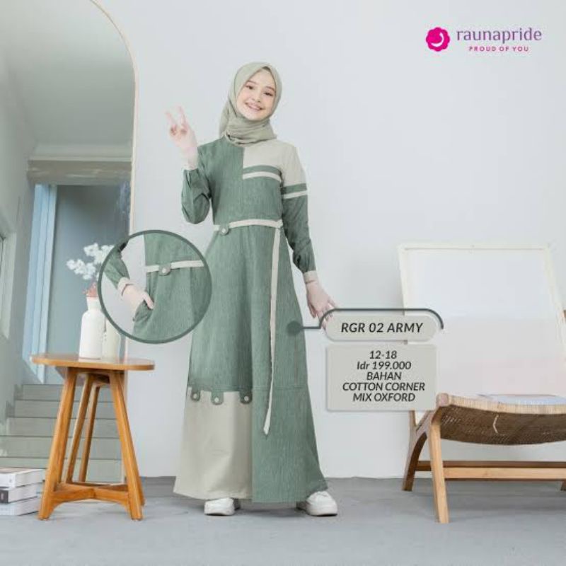 GAMIS REMAJA RAUNA RGR 02 ✅