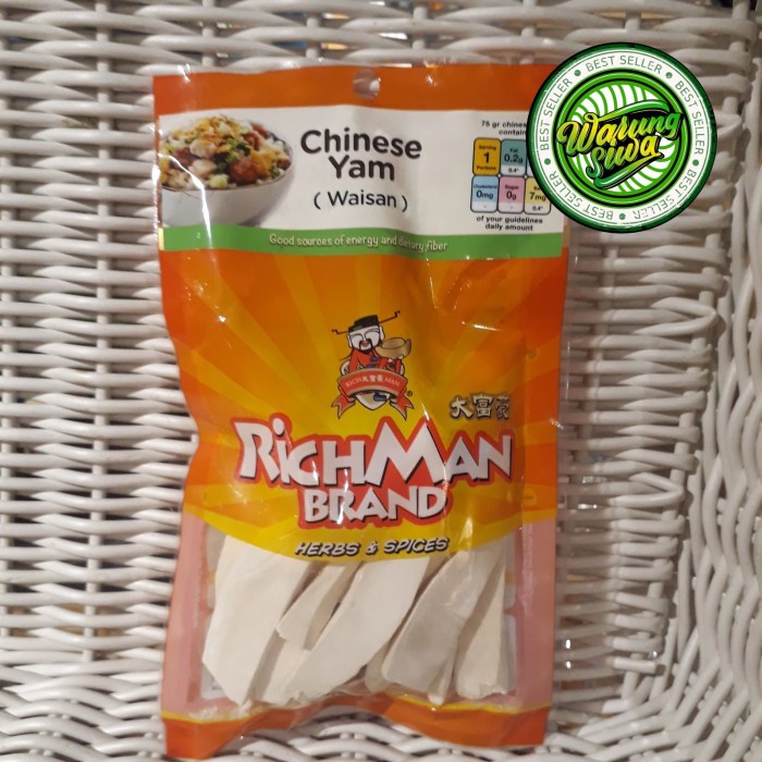 

Richman waisan - chinese yam 75 gram