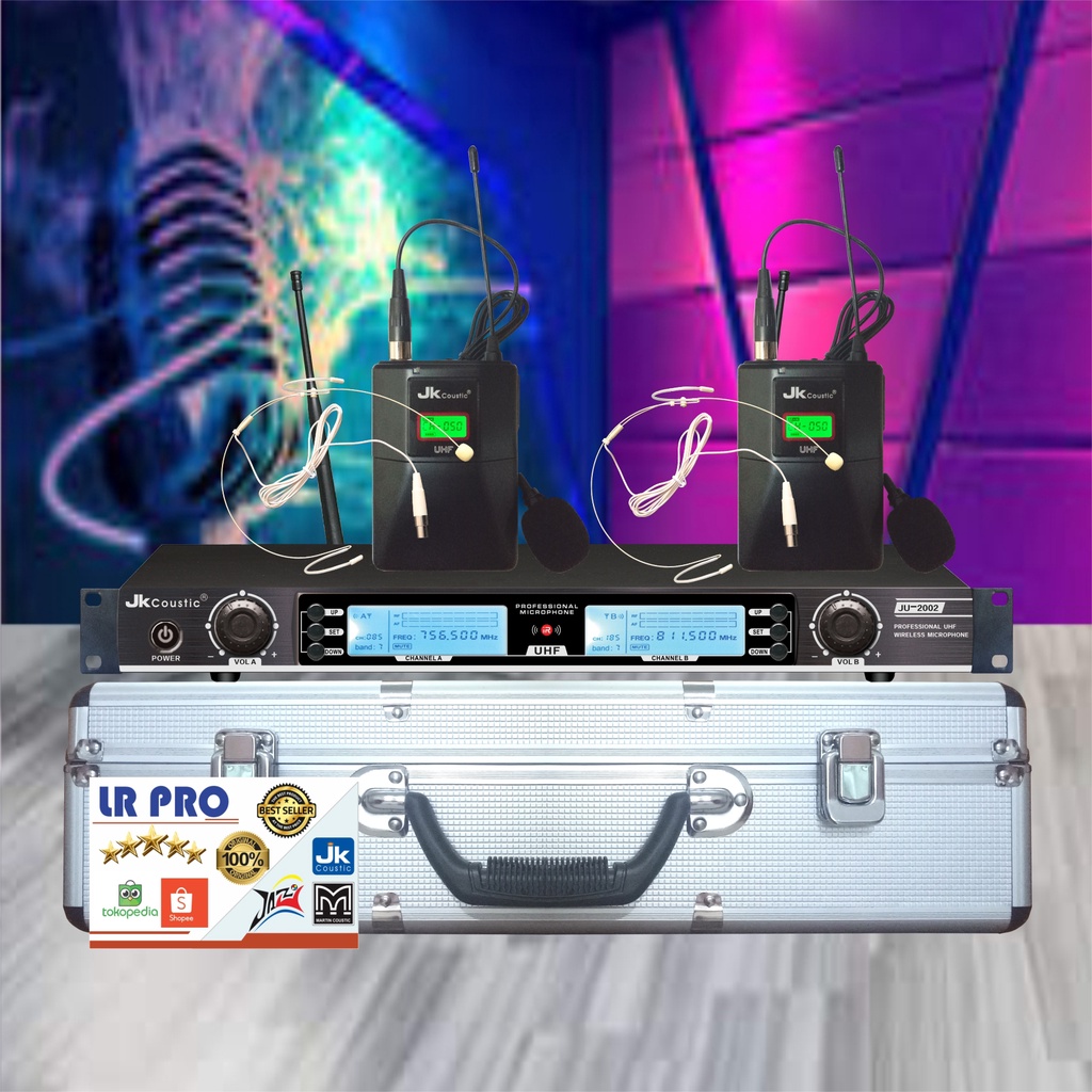 Microphone wirelles Jk coustic JU 2002 CC+HS ( Mic Body Pack+Headset )