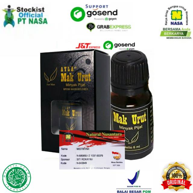 Mak Urut Natural kemasan Baru Herbal Alami Asli Original Nasa