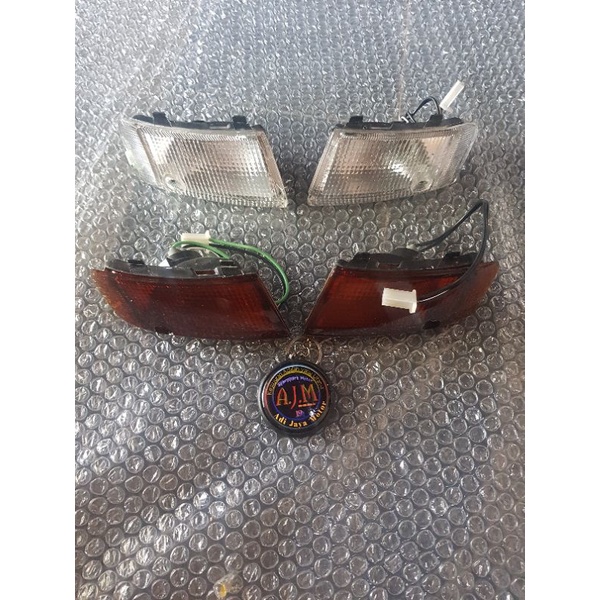 Front Signal Set Yellow Clear Suzuki RG RGS RG SPORT RG110