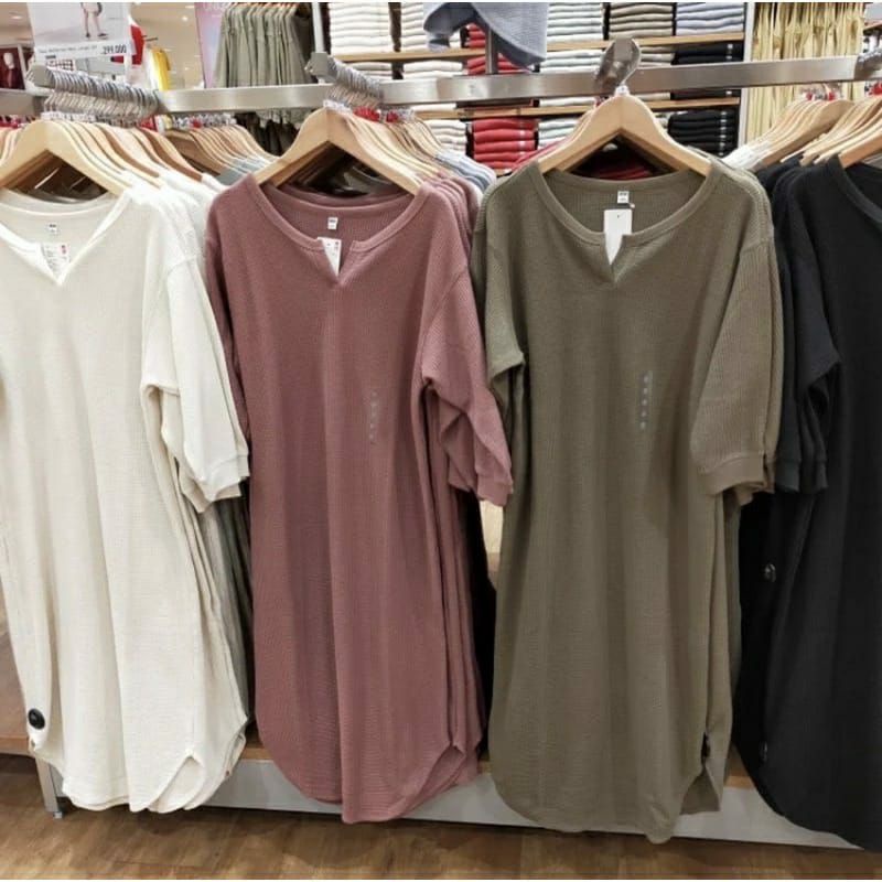 UNIQLO WAFFLE DRESS ORIGINAL