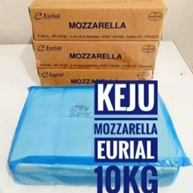 

BISA COD Keju Mozzarella Block Eurial 10kg
