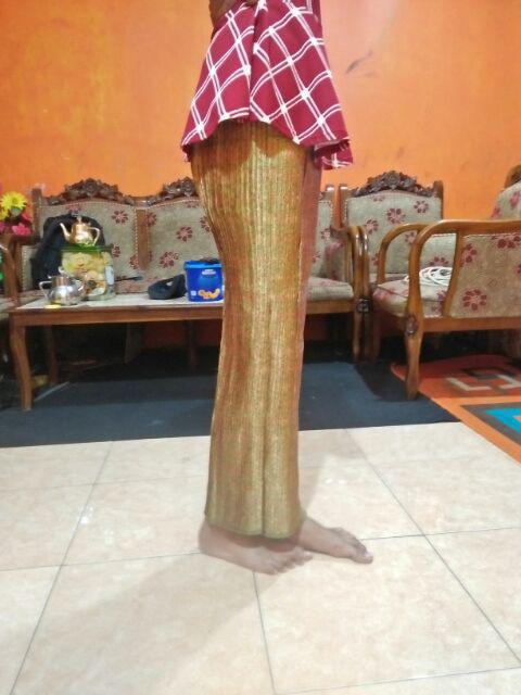 Promo Rok Plisket Songket Ori By Lala Skirt Skinny Ethnic Vintage Seragam Bridesmaids Panjang