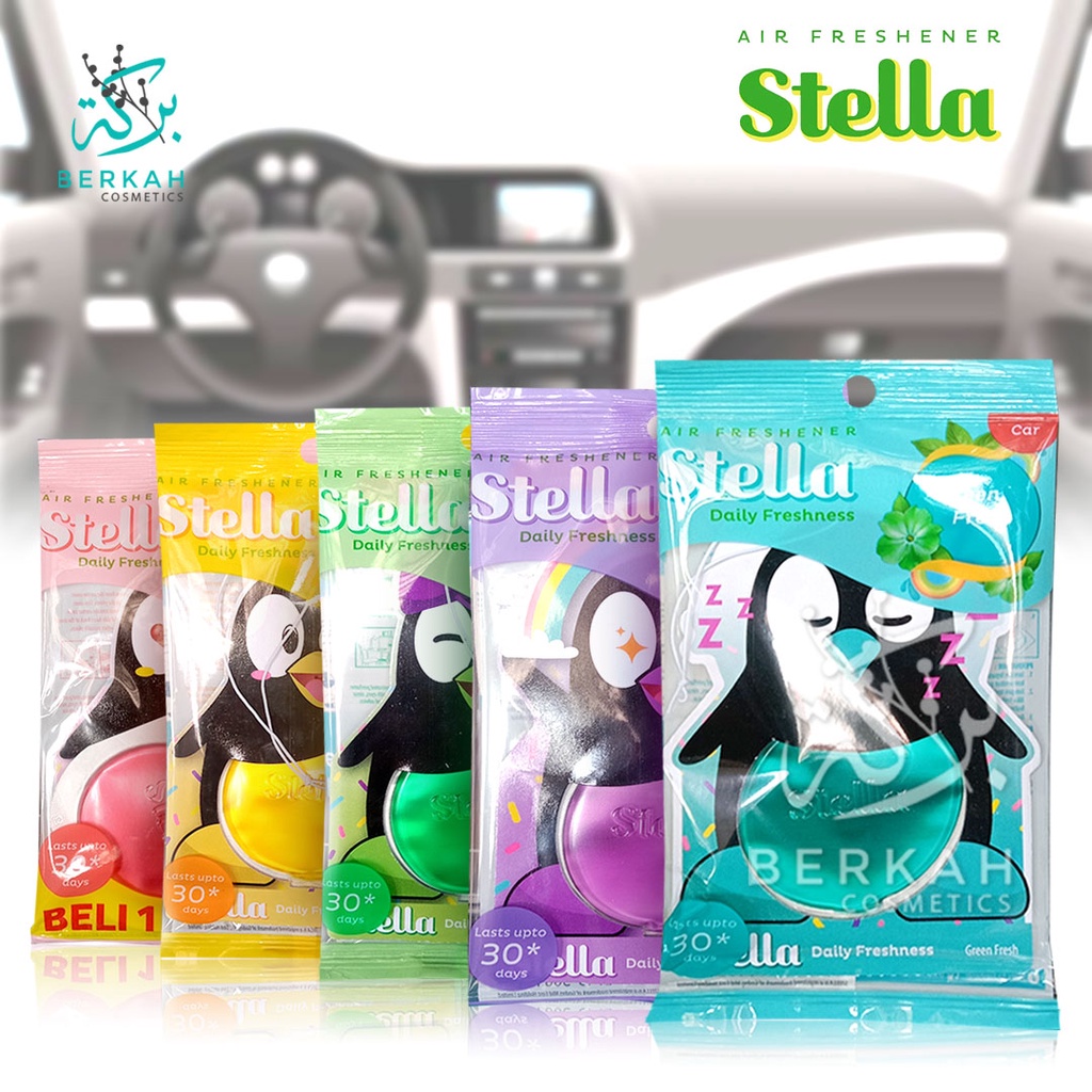 Stella Daily Freshness Pengharum Mobil (Bentuk Random) 7ml