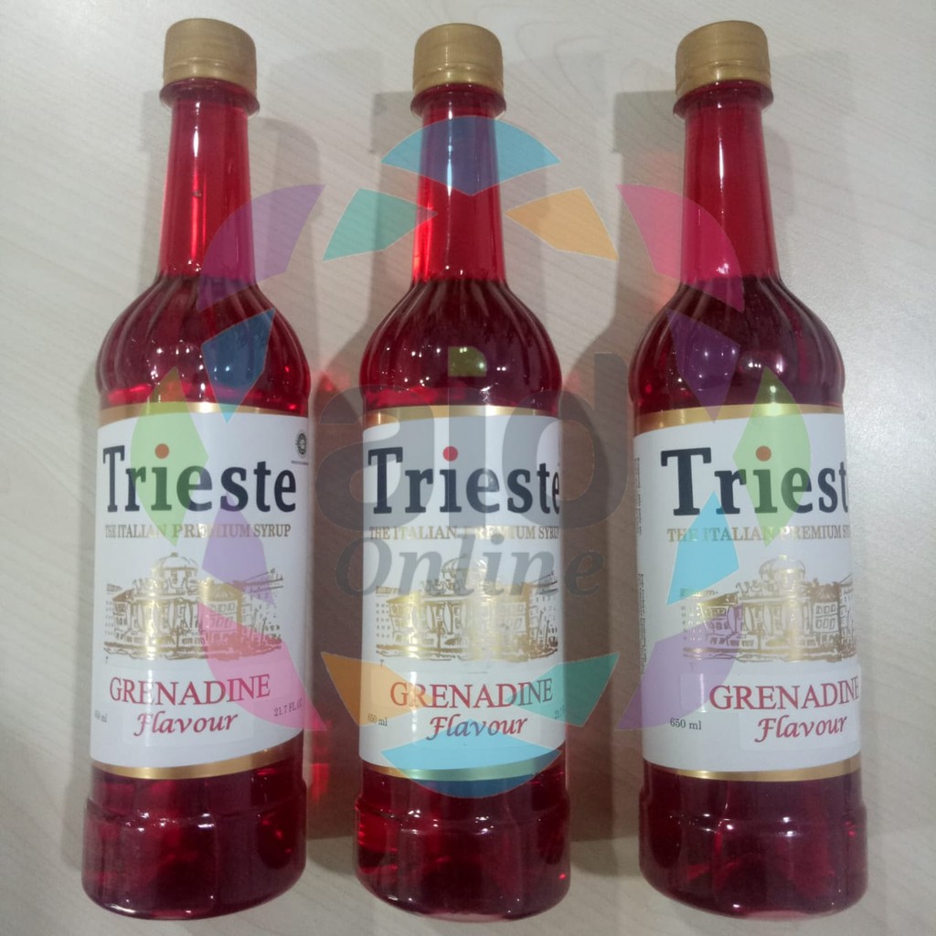 

Sirup Trieste Italian Premium Syrup Grenadine Flavour - 650ml