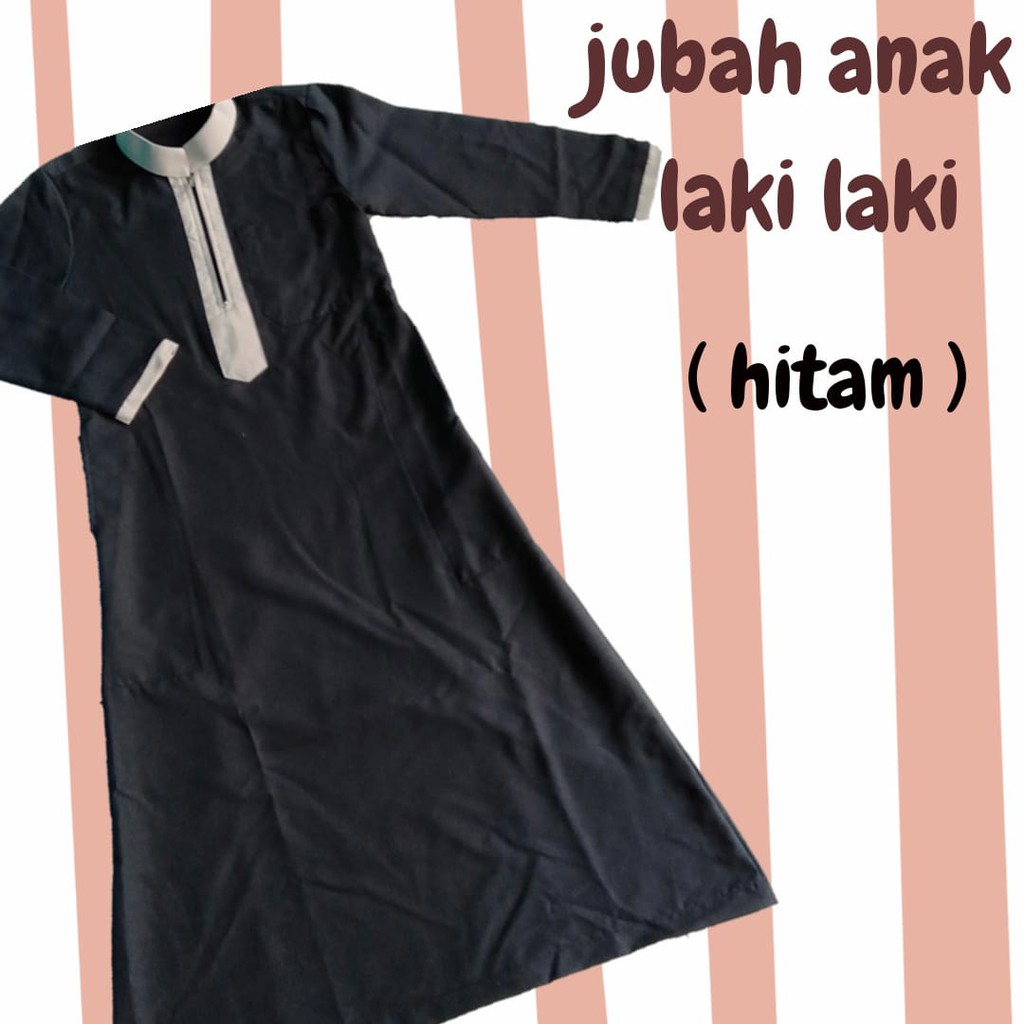 Jubah anak Jubah anak laki laki Jubah anak laki laki warna hitam