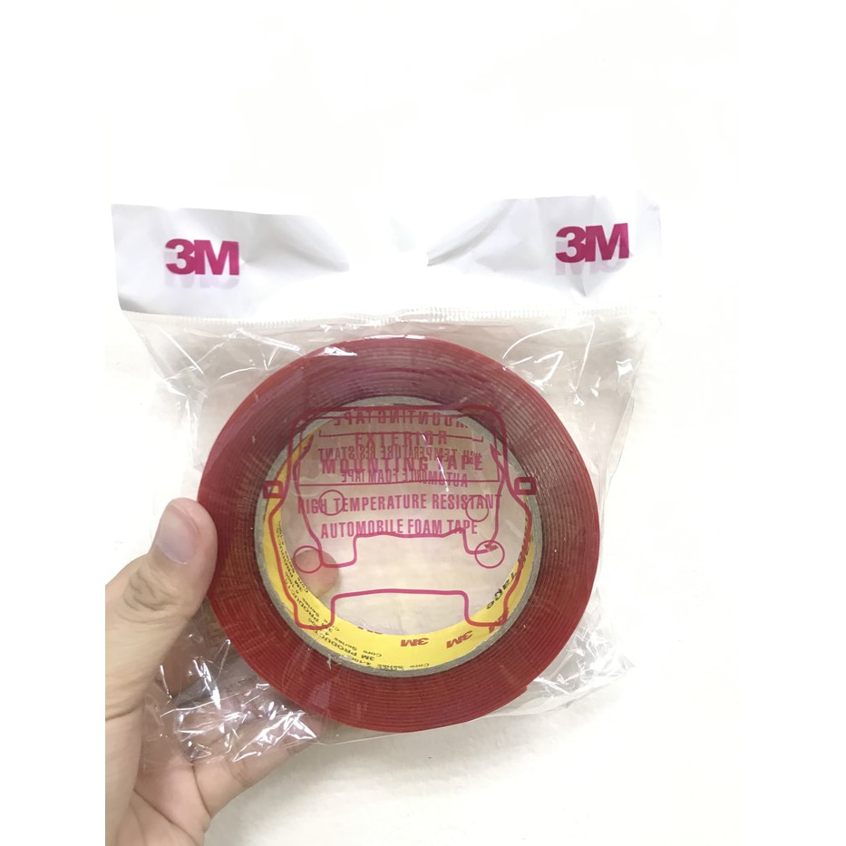 3M Doubel Tape Bening Clear VHB 24mm 4.5 meter PERMANEN akrilik dll