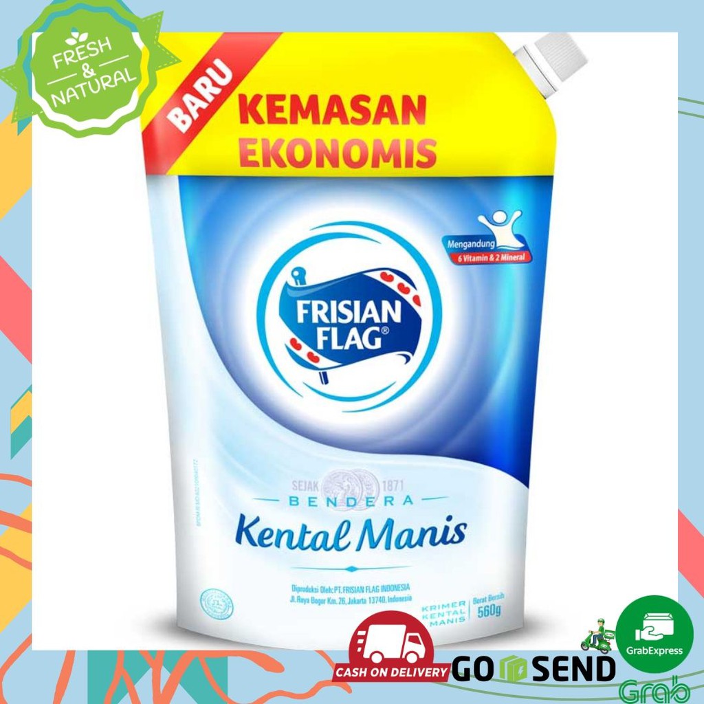SUSU FRISIAN FLAG / SUSU KENTAL MANIS kemasan 560gram