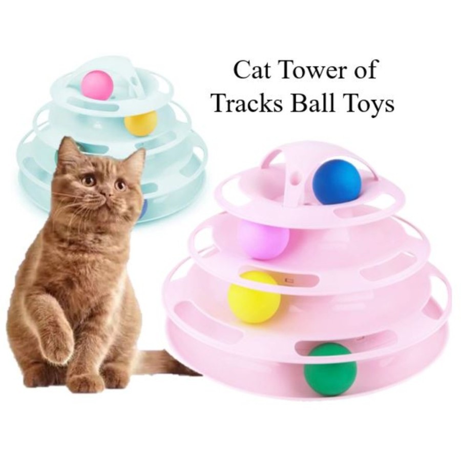 Circular Turntable Cat Toy Mainan Kucing