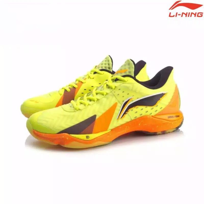 PROMO BARU Sepatu Badminton Lining Dagger III AYAQ007 F. Bright Green 100% Original