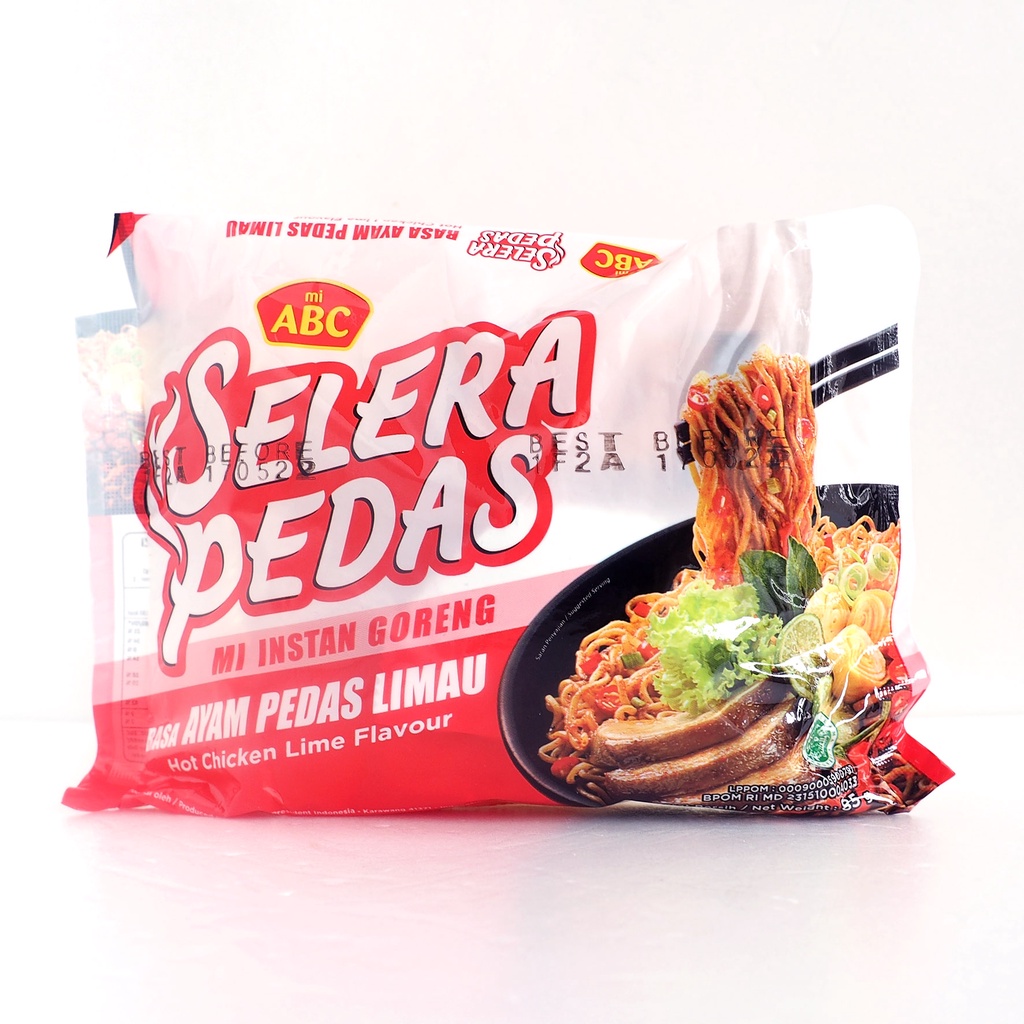 Jual ABC MIE GORENG AYAM PEDAS LIMAU 85GRAM 5PCS Shopee Indonesia