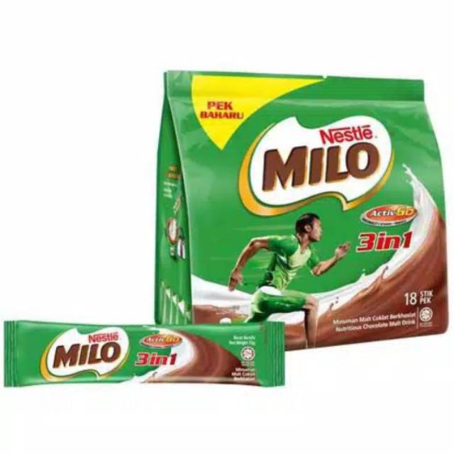 

Milo Sachet 3 In 1 Malaysia , Original