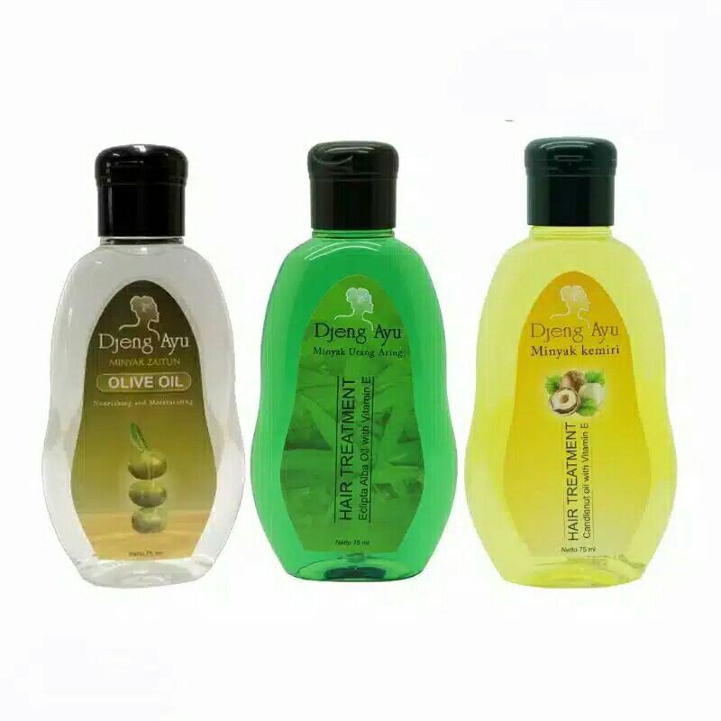Djeng Ayu Minyak Zaitun Original BPOM 75ml / Minyak Kemiri / Minyak Urang Aring
