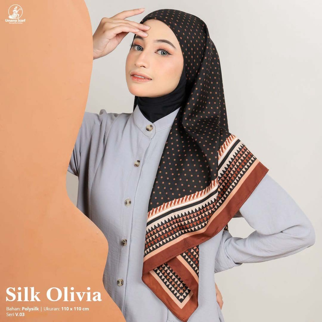 Segiempat UMAMA Silk Olivia Part A