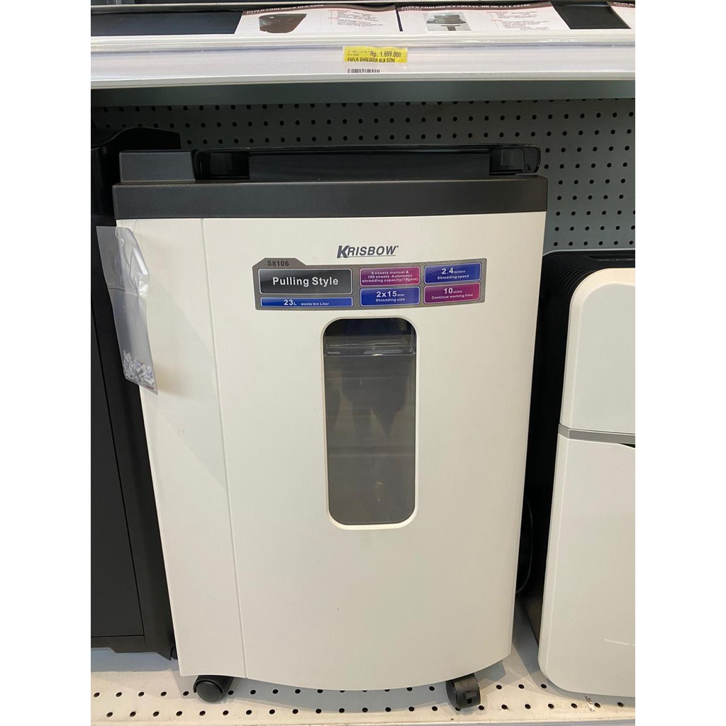krisbow mesin penghancur Kertas Micro Cut S8106