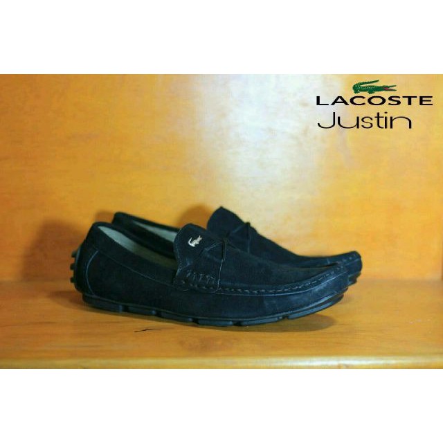 SEPATU CASUAL PRIA SEPATU LACOSTE JUSTIN KULIT SUEDE TERMURAH