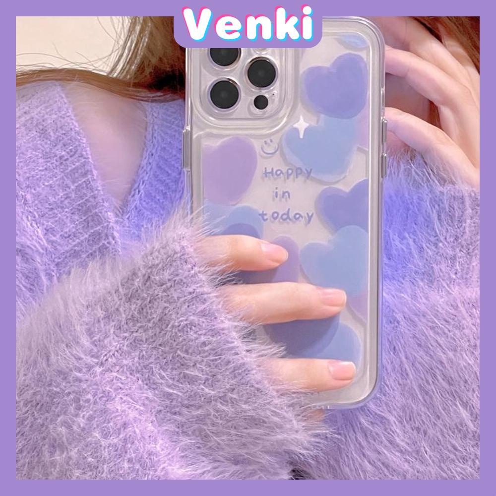 iPhone Case Clear Case Soft Thick TPU Shockproof Super Transparent Protection Camera Plating Button Purple Butterfly For iPhone 13 Pro Max iPhone 12 Pro Max iPhone 11 iPhone 7 Plus