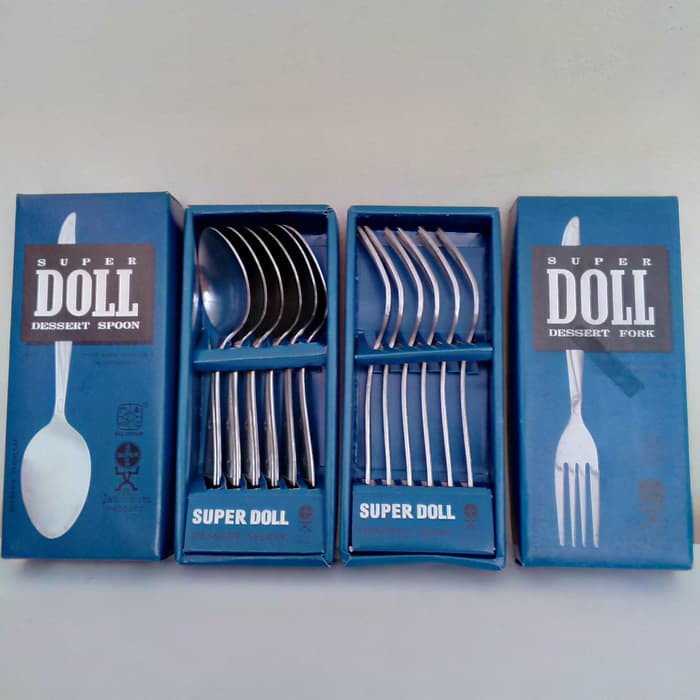 Sendok Garpu Set Stainless Super Doll