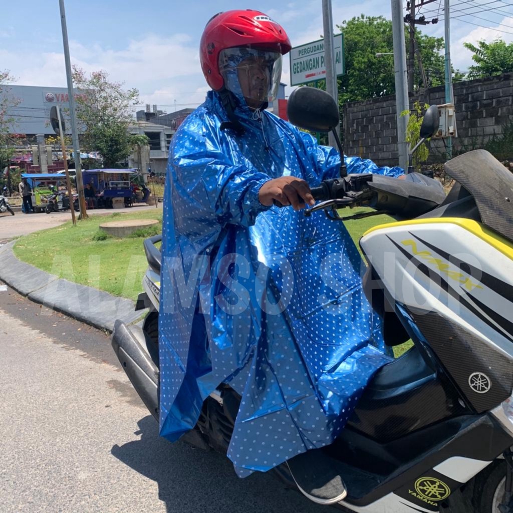 Alamso Terbaik Jas Hujan Polkadot Jas Hujan Ponco Mantel Terbaru 2022