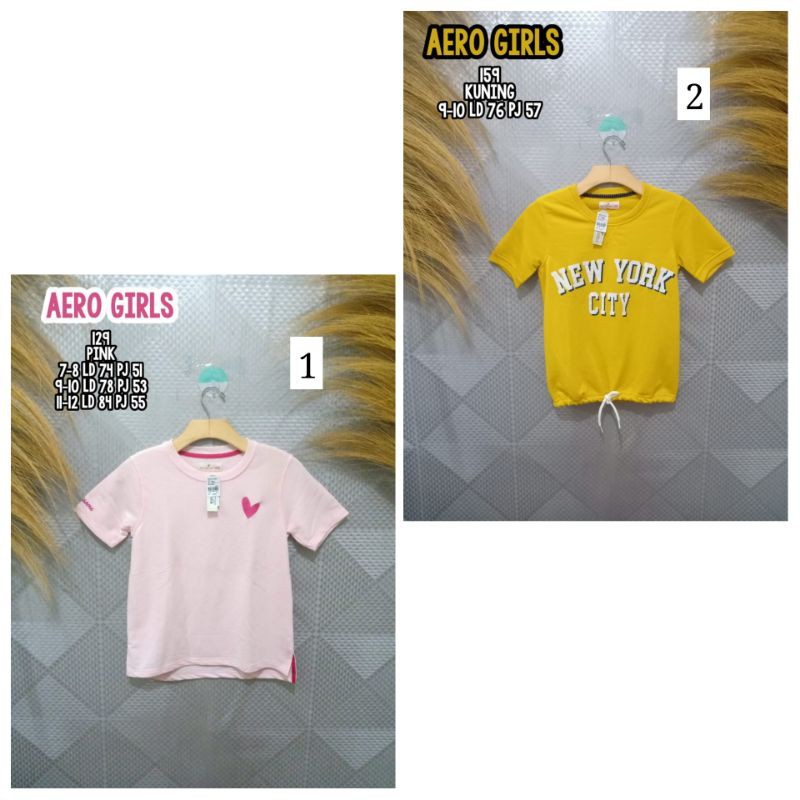 SWEATER AEROGIRLS ANAK CEWEK LENGAN PENDEK