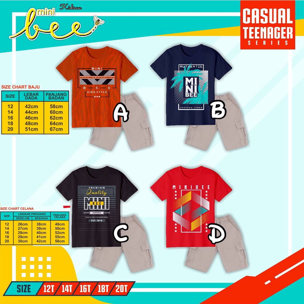 Set Casual Teenager Minibee