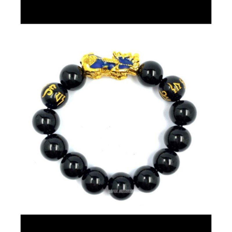 Gelang giok gelang pixiu(berubah warna)/giok hitam