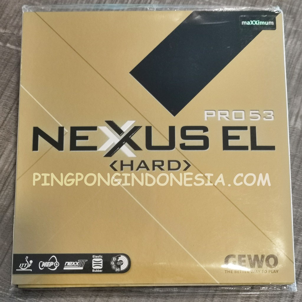Gewo Nexxus EL Pro 53 - Karet Pingpong Tenis Meja Rubber Bat Bet Rubber Tenismeja