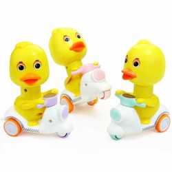 Mainan Anak Motor Motoran Bebek Karakter/ BEBEK VESPA-1
