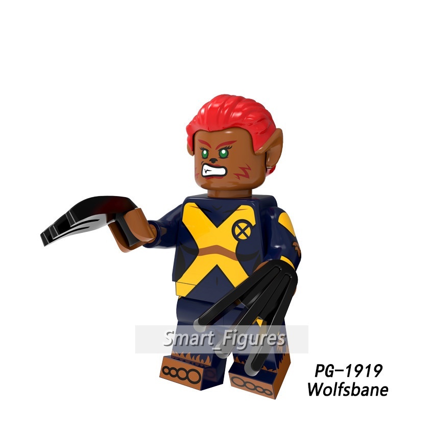 MARVEL Mainan Action Figure Minifigures Wolfsbane Magik Moonstar Inner Demons Mister Negatif PG8219 Untuk Hadiah