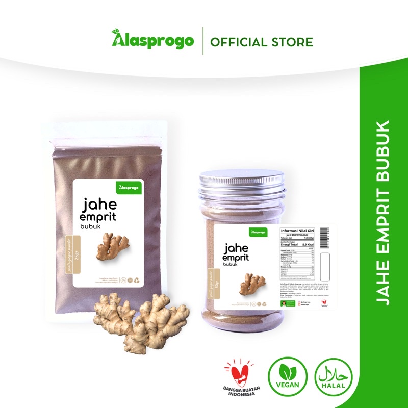 

Alasprogo Jahe Emprit Bubuk / Small Ginger Powder