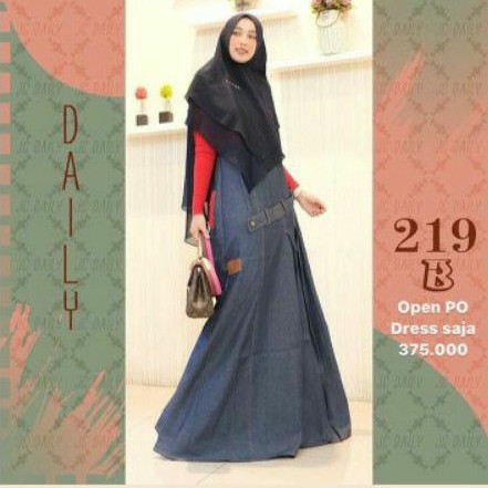 DENIM JOZA 219 (dress saja)