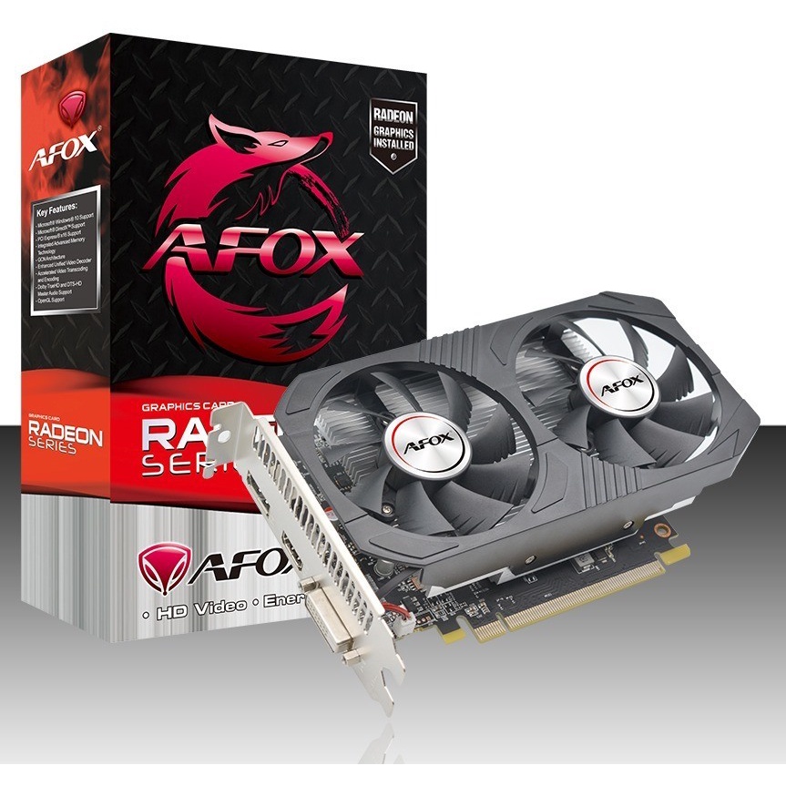 VGA AFOX RADEON RX 550 4GB GDDR5 128BIT (DUAL FAN) RX550